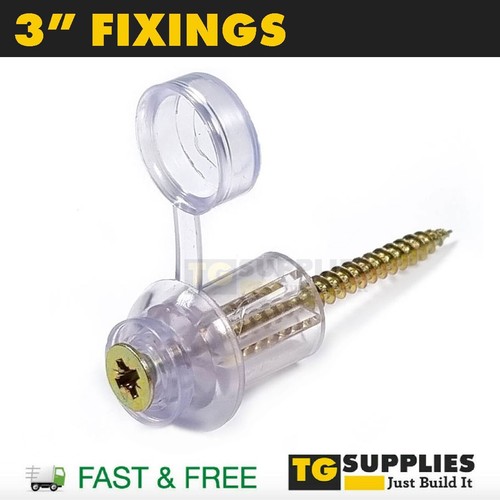 Corrugated pvc clear fixing - 3",