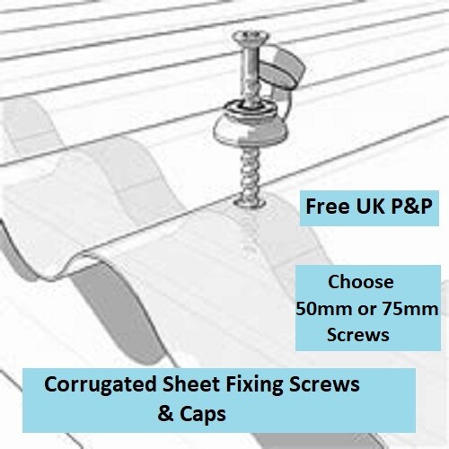 Screws and caps for - and, corrugated