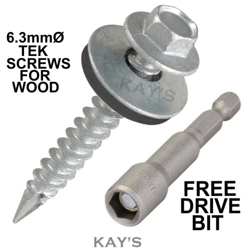 Tek screws for - screws, wood