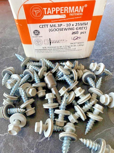 100 25mm tek screws - ,